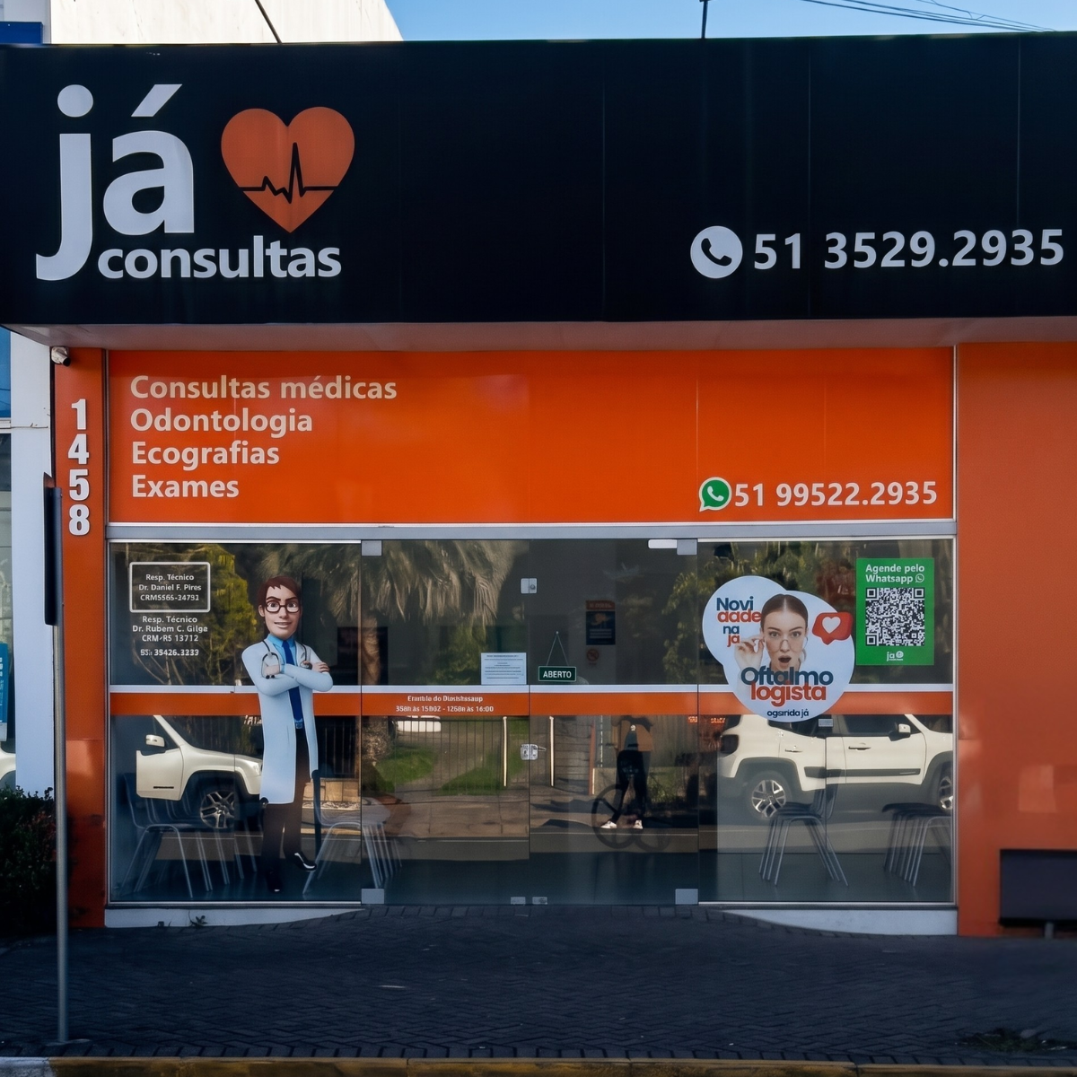 fachada da unidade de Sapiranga da Já Consultas